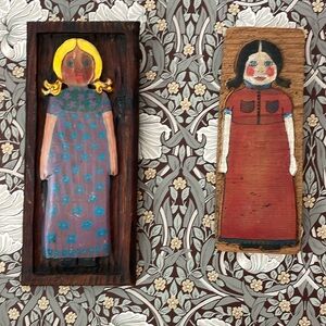 Vintage Folk Art Set